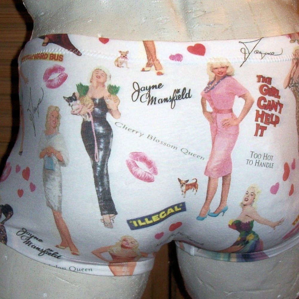 Men's Boxer brief underwear Jayne Mansfield print - Picture 3 of 3